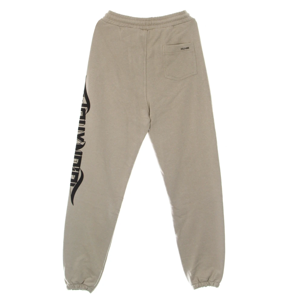 Dolly Noire Lichtgewicht Mannen 3D Lettering Sweatpants Gray Heren