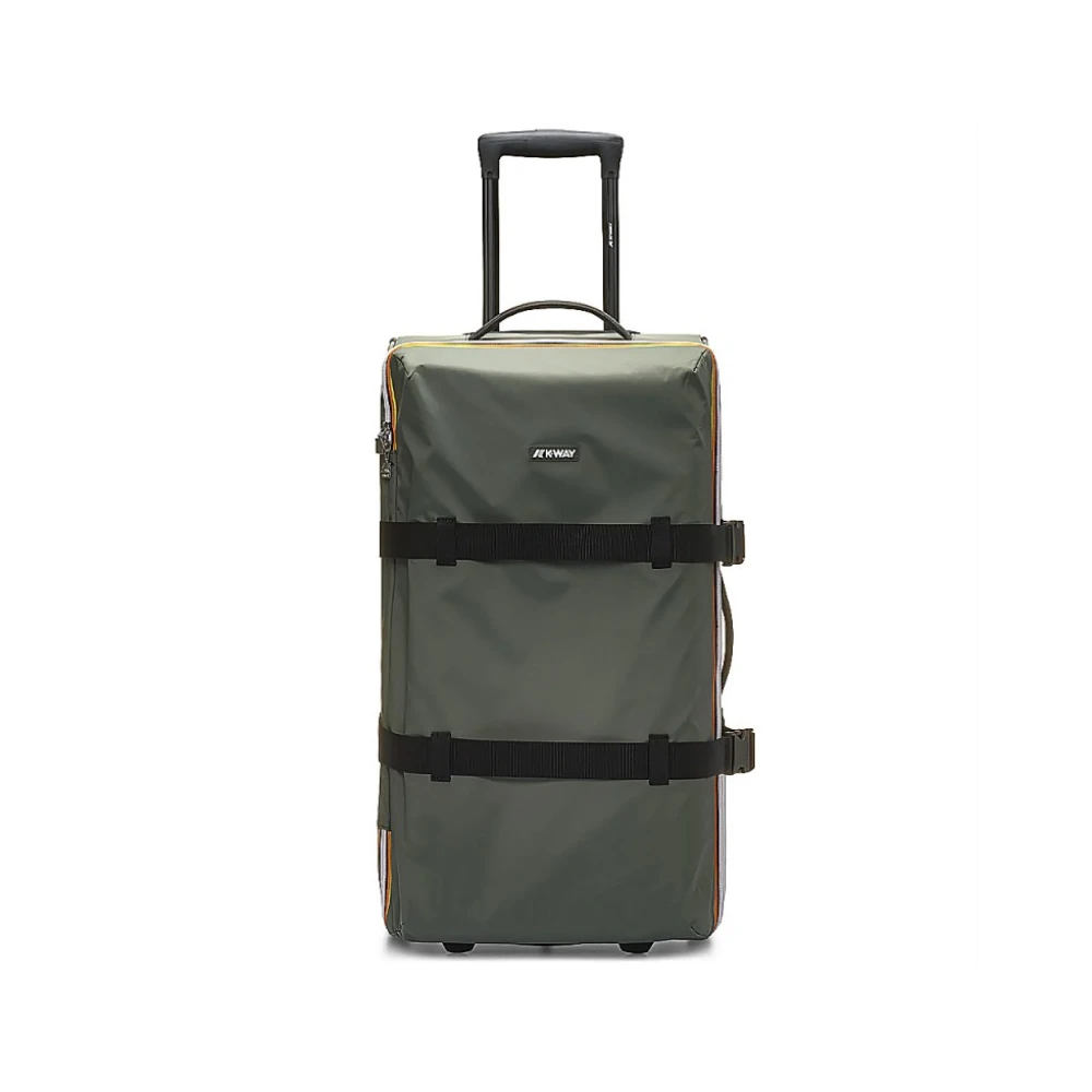 K-Way Unisex Verde Suitcases, M, New,