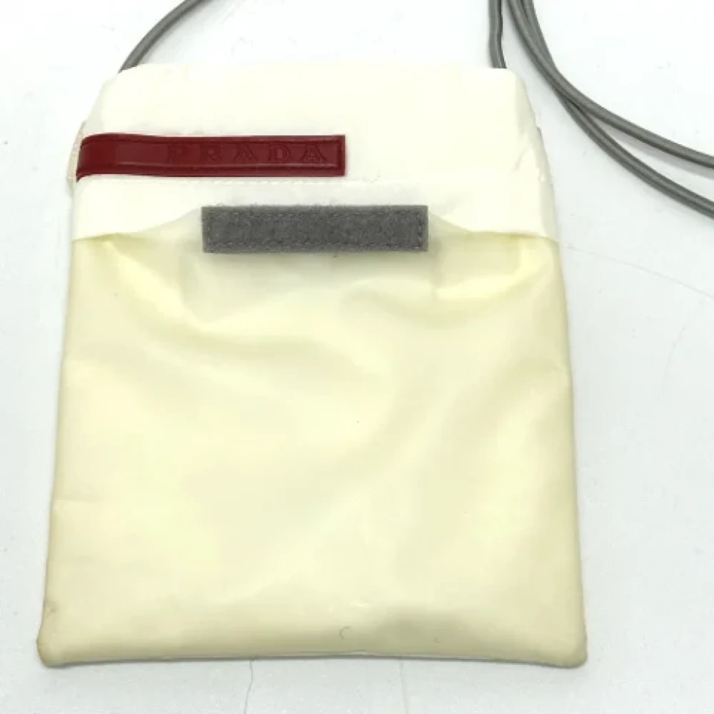 Prada Vintage Pre-owned Fabric prada-bags White Dames