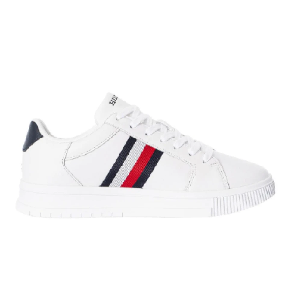 Tommy Hilfiger Men's White Sneakers,, Casual Trainers For And Wo Size 6 Uk