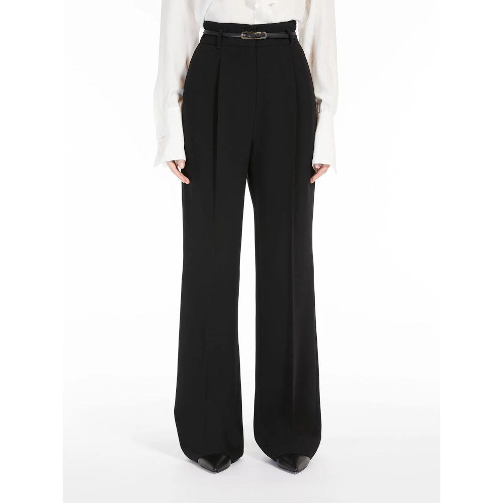 Max Mara Ghisa Broek Black Dames