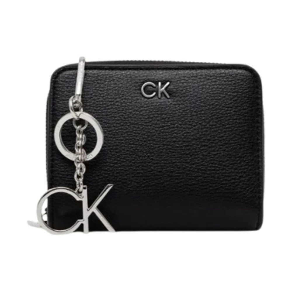 Calvin Klein Sleutelhanger en Portemonnee Set voor Vrouwen Black Dames