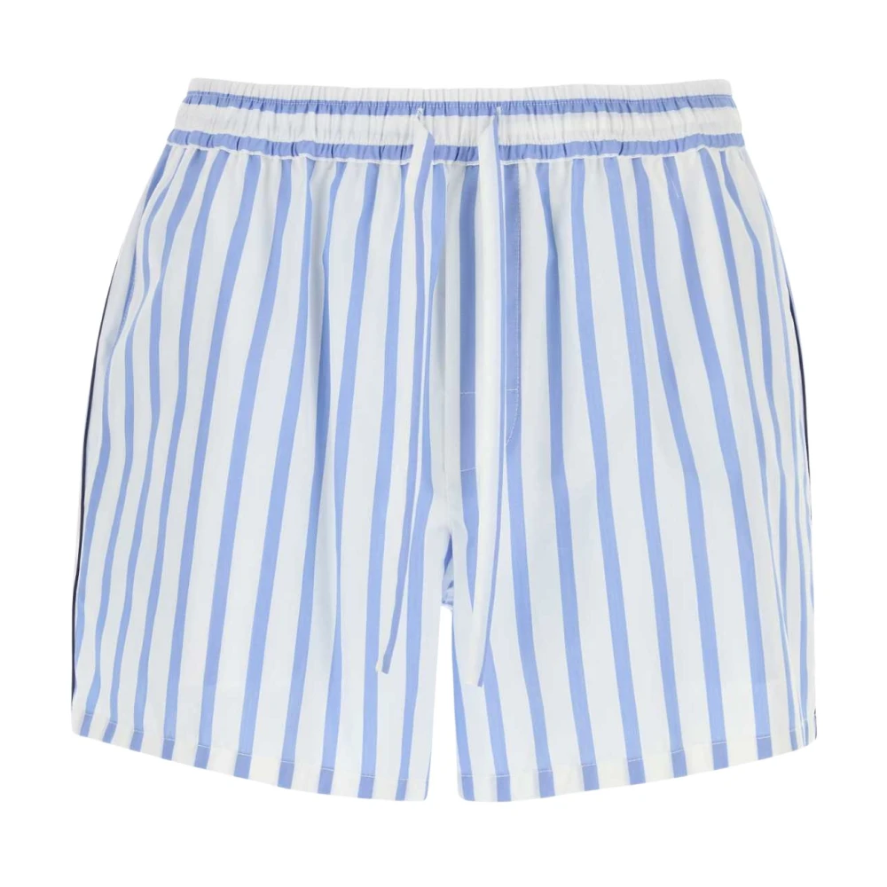 Dolce & Gabbana Embroidered Poplin Bermuda Shorts - Male - Beachwear - Multicolor - L - Swimwear