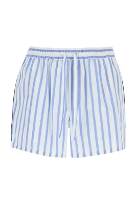 Broderade Poplin Bermuda Shorts