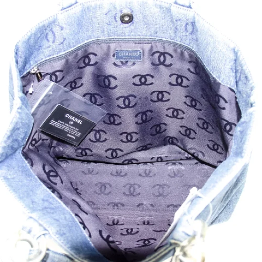 Chanel Vintage Pre-owned Denim chanel-bags Blue Dames