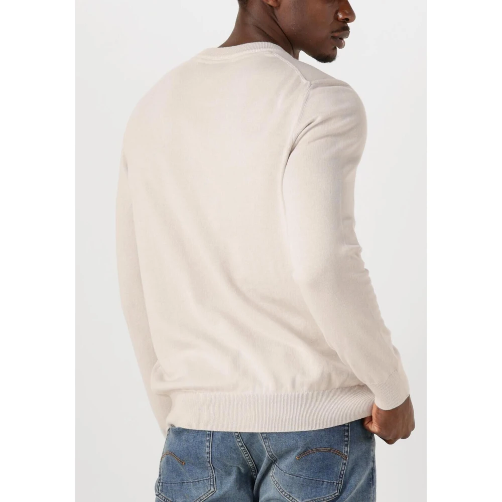 Lyle & Scott Beige Cotton Crew Neck Jumper Beige Heren