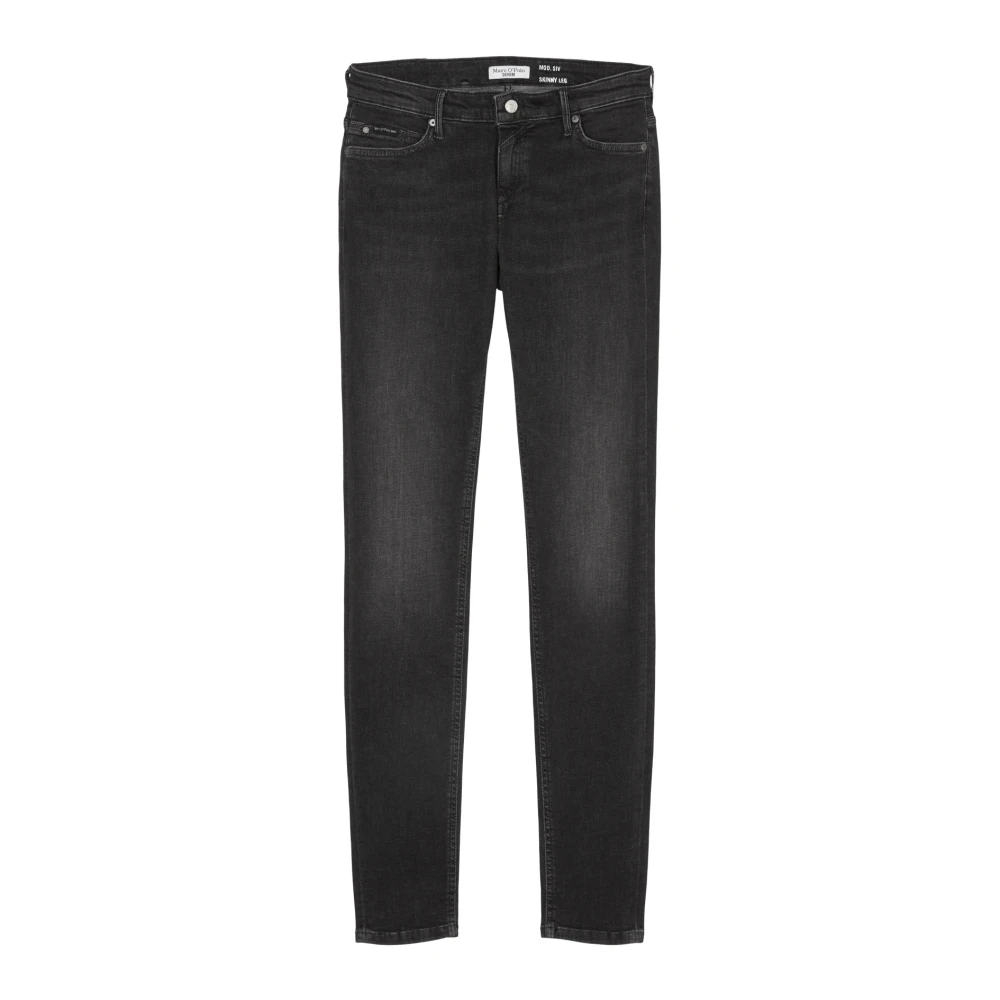 Marc O'Polo Jeans model SIV skinny met lage taille Gray Dames