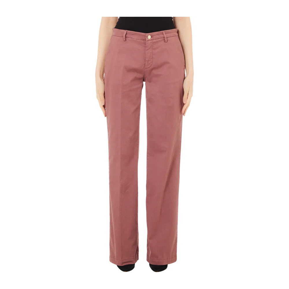 Liu Jo Elegante Flare Broek voor Vrouwen Red Dames