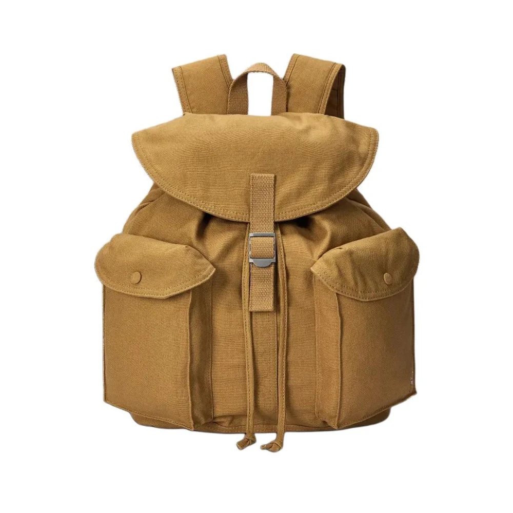 Polo Ralph Lauren Canvas Flap-Top Rugzak Brown Heren