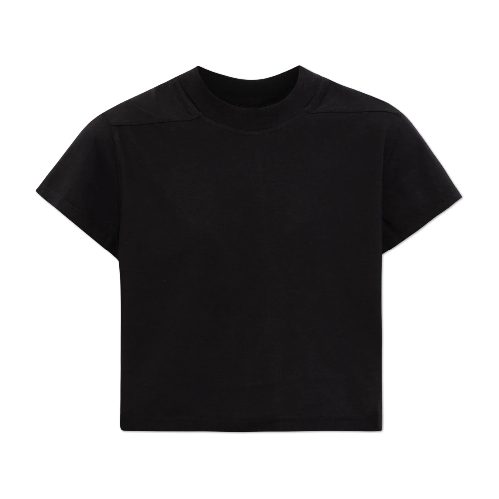 Rick Owens Top Cropped Small Level T Black Dames