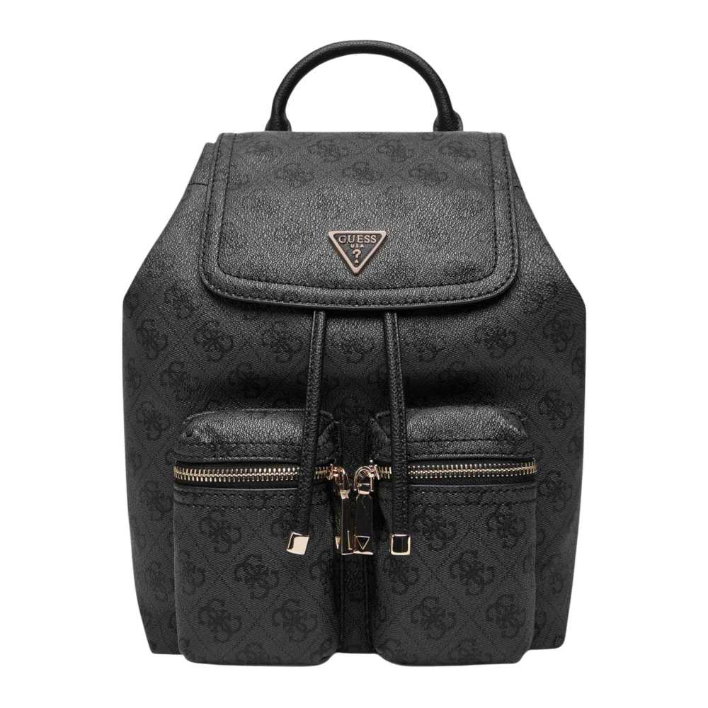 Guess Women's Gray Manhattan Ii Flap Backpack - Backpacks - One Size - Bags