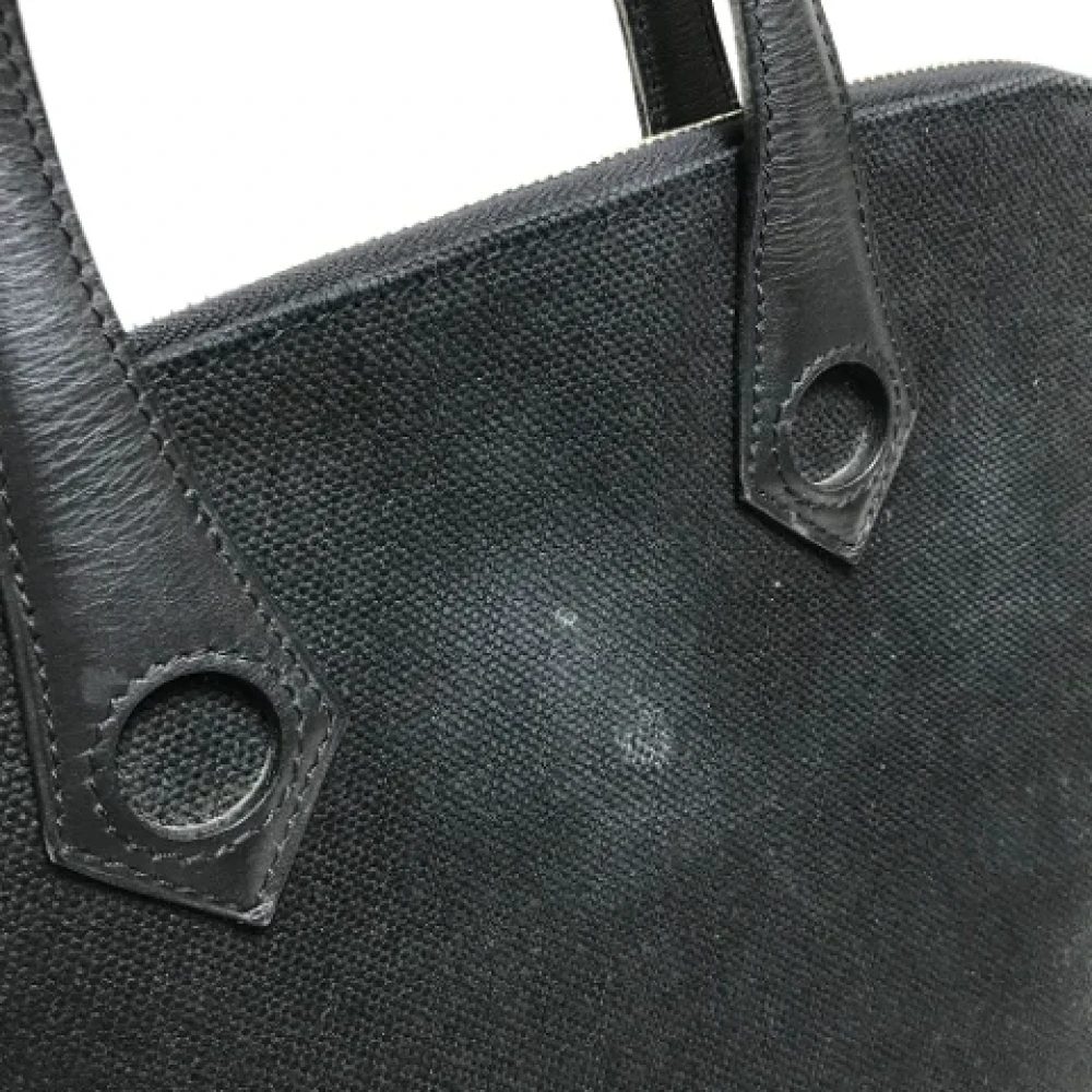 Hermès Vintage Pre-owned Fabric handbags Black Dames