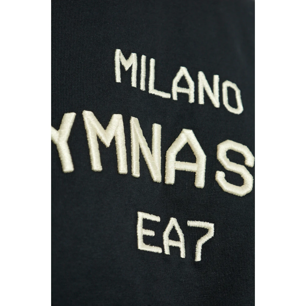 Emporio Armani EA7 Ruimvallend T-shirt Blue Dames