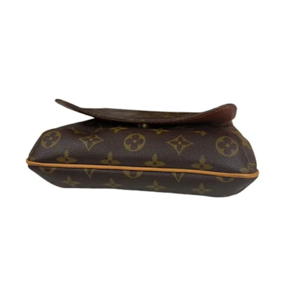 Louis Vuitton Vintage Pre-owned Canvas shoulder-bags Brown Dames