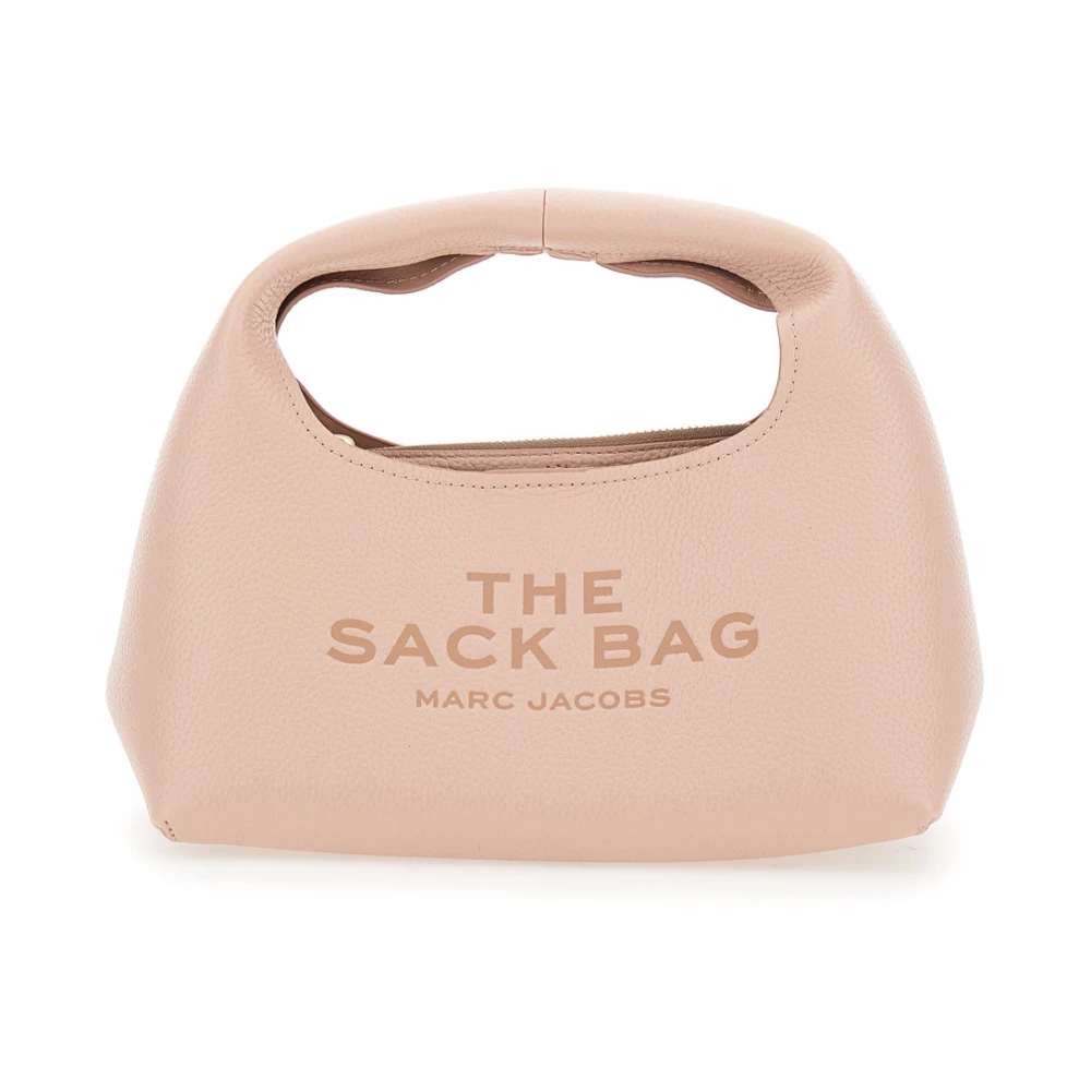Marc Jacobs Roze Mini Sack Handtas met Logo Pink Dames