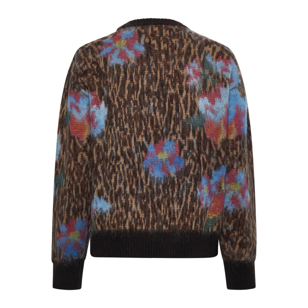 Roberto Collina Elegante Ronde Hals Trui Sweater Multicolor Dames