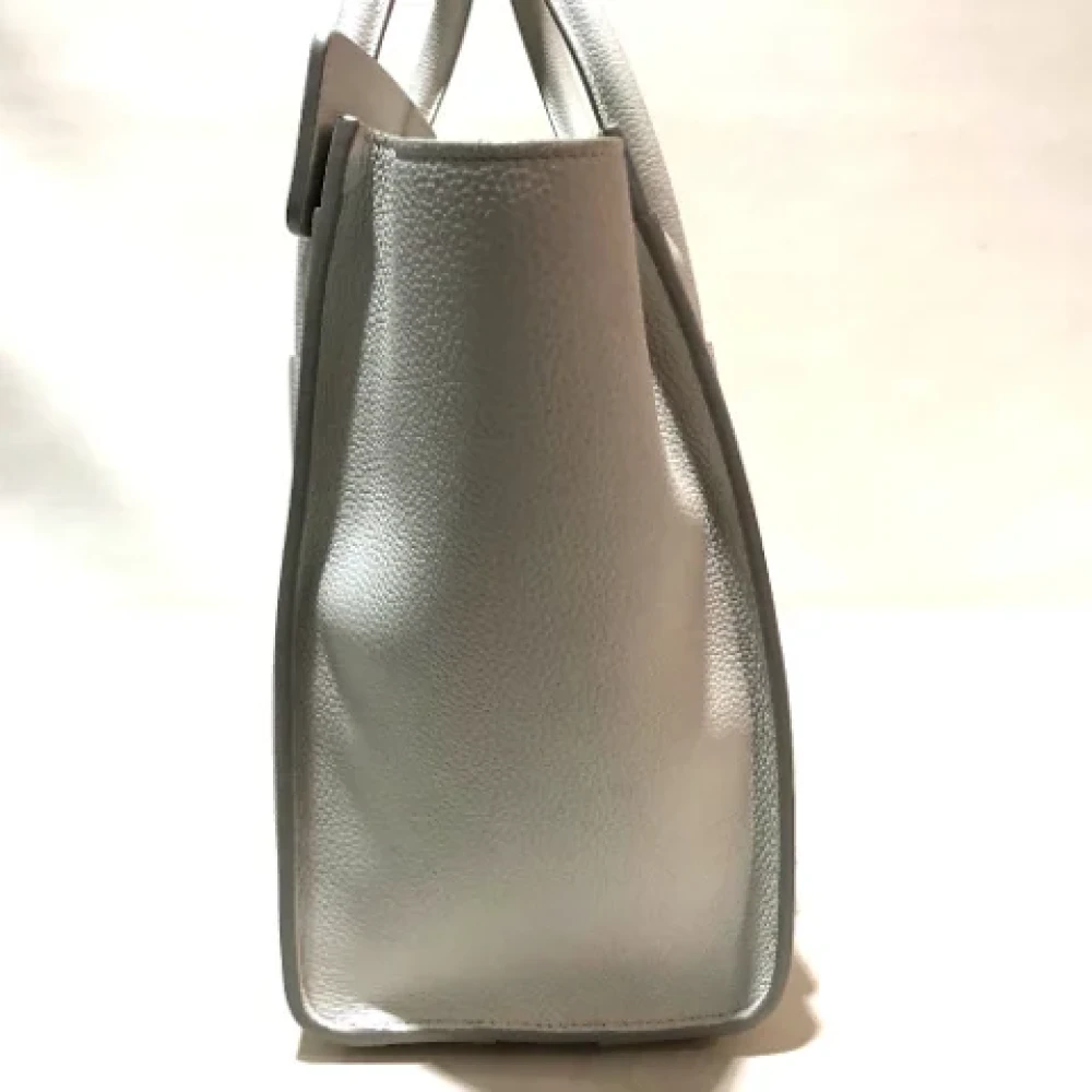 Celine Vintage Pre-owned Leather handbags White Dames