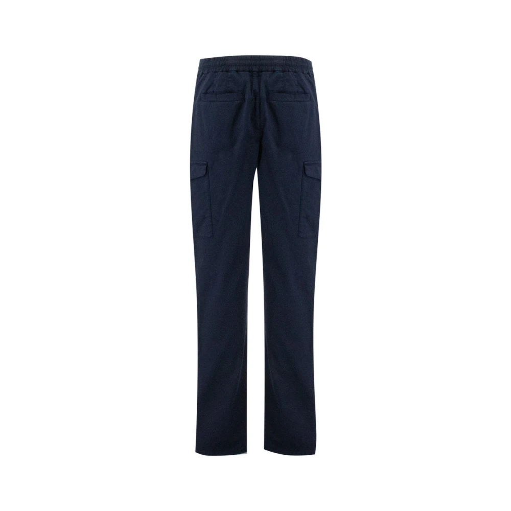 BRUNELLO CUCINELLI Moderne Navy Slim-Fit Broek Ss23 Blue Heren