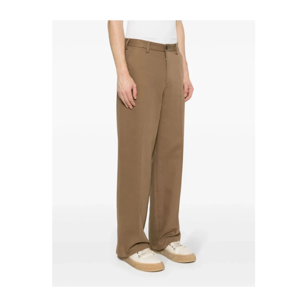 Our Legacy Straight Trousers Brown Heren