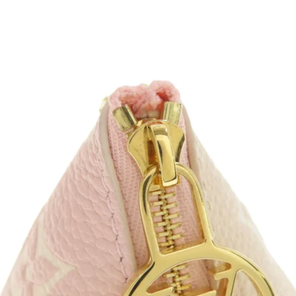 Louis Vuitton Vintage Pre-owned Canvas pouches Beige Dames