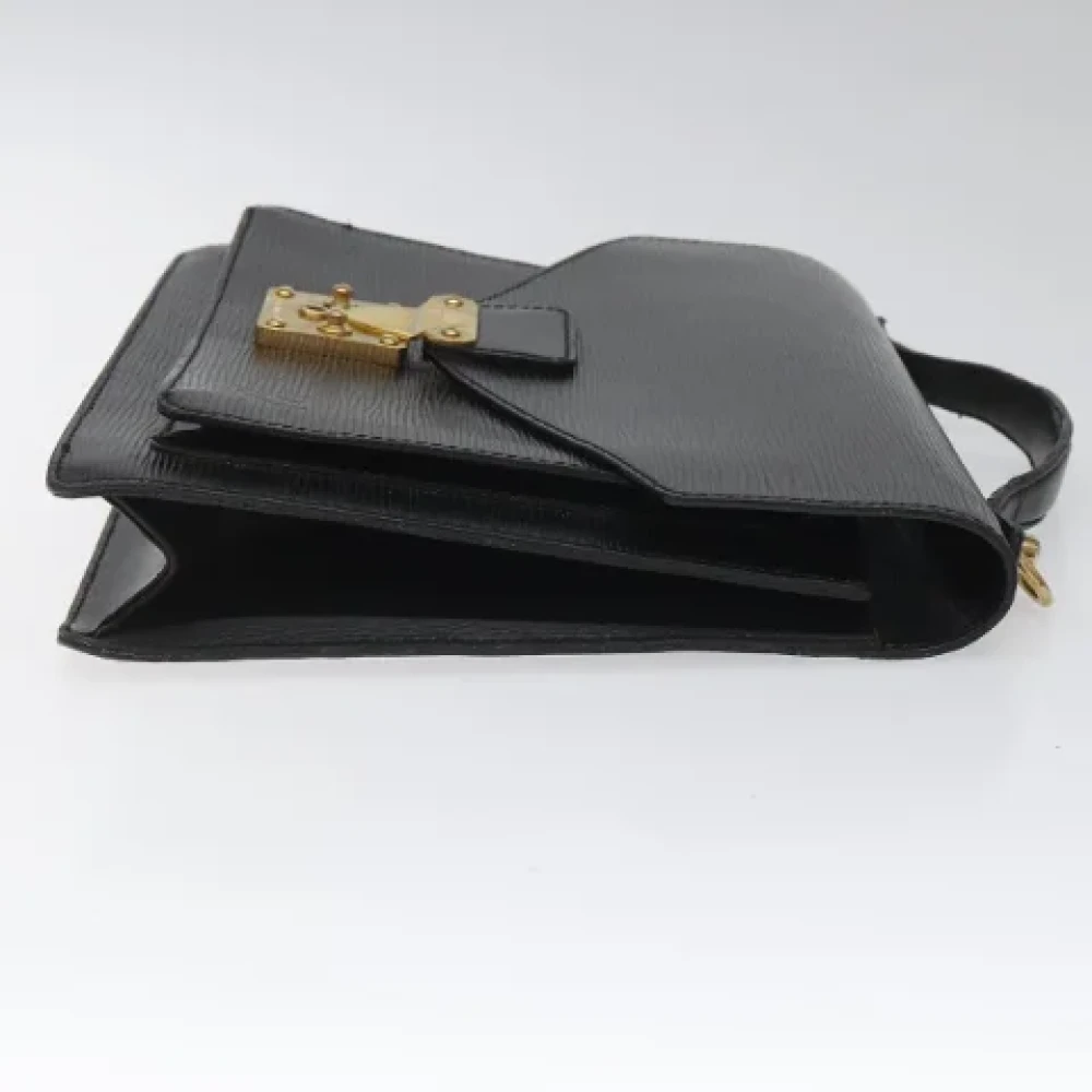 Louis Vuitton Vintage Pre-owned Leather handbags Black Dames