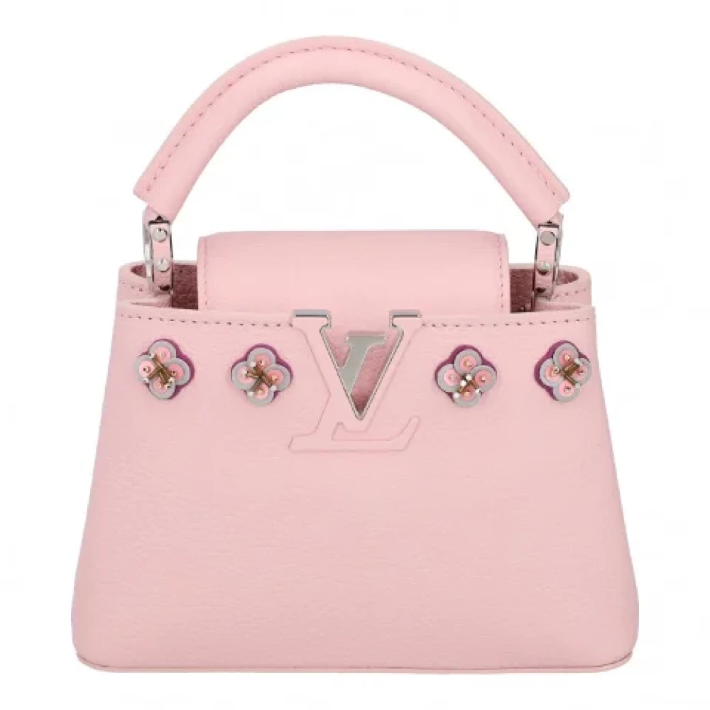 Louis Vuitton Vintage Pre-owned Leather handbags Pink Dames
