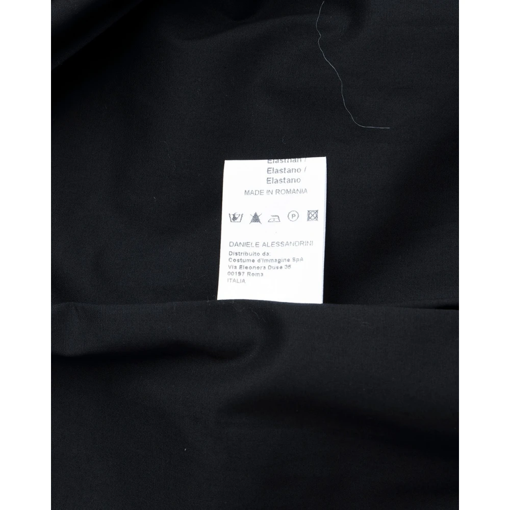 Daniele Alessandrini Basis Polo Kraag Shirt Black Heren