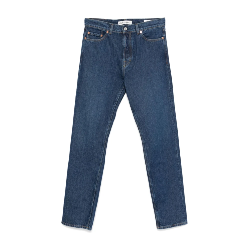 Our Legacy Eerste Snit Denim Jeans Blue Heren