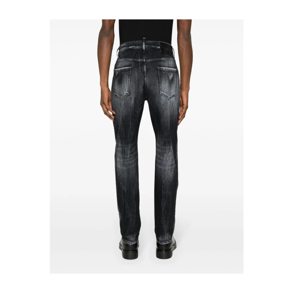 Dsquared2 Zwarte Jeans 642 Jean Black Heren