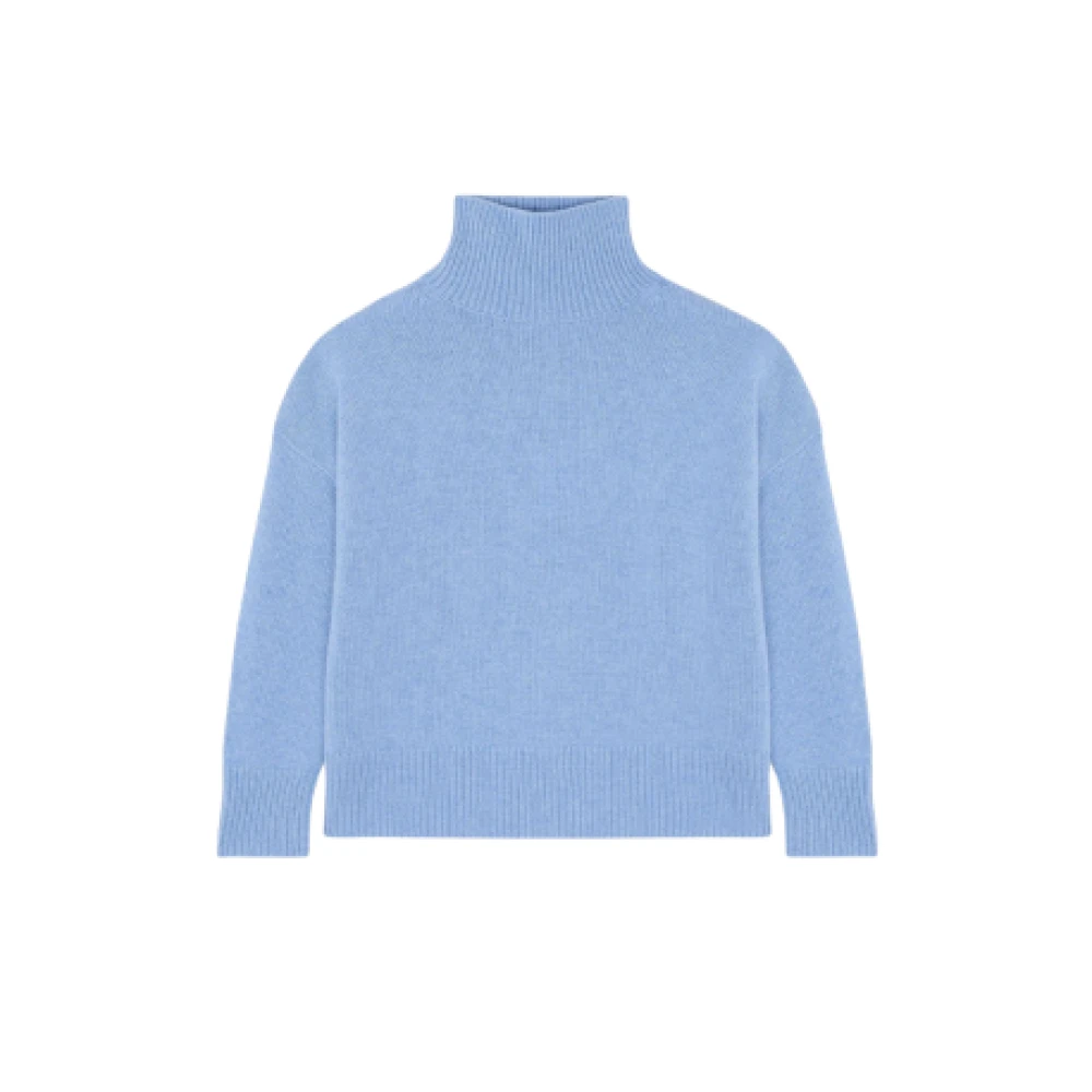 Kujten Kasjmier Gebreide Trui in Indigo Blue Dames