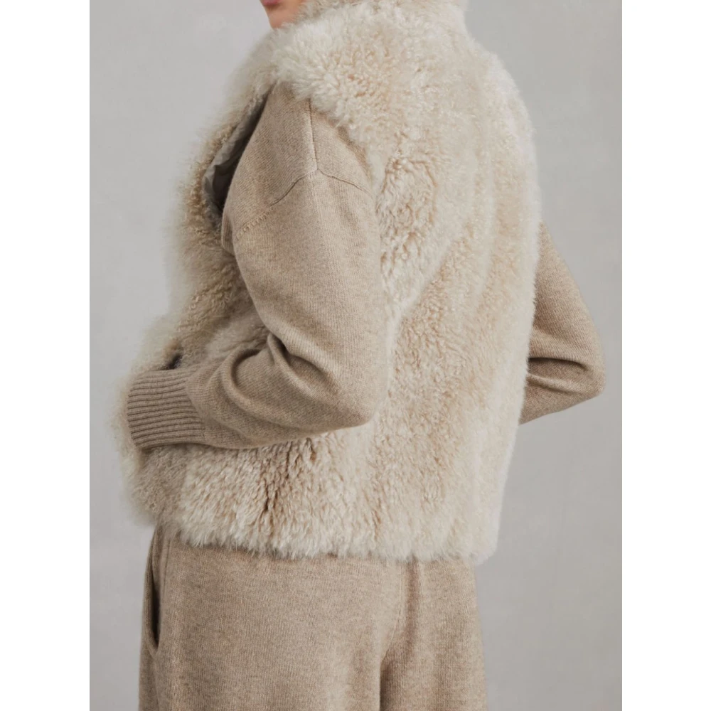 BRUNELLO CUCINELLI Elegante Jassen Collectie Beige Dames