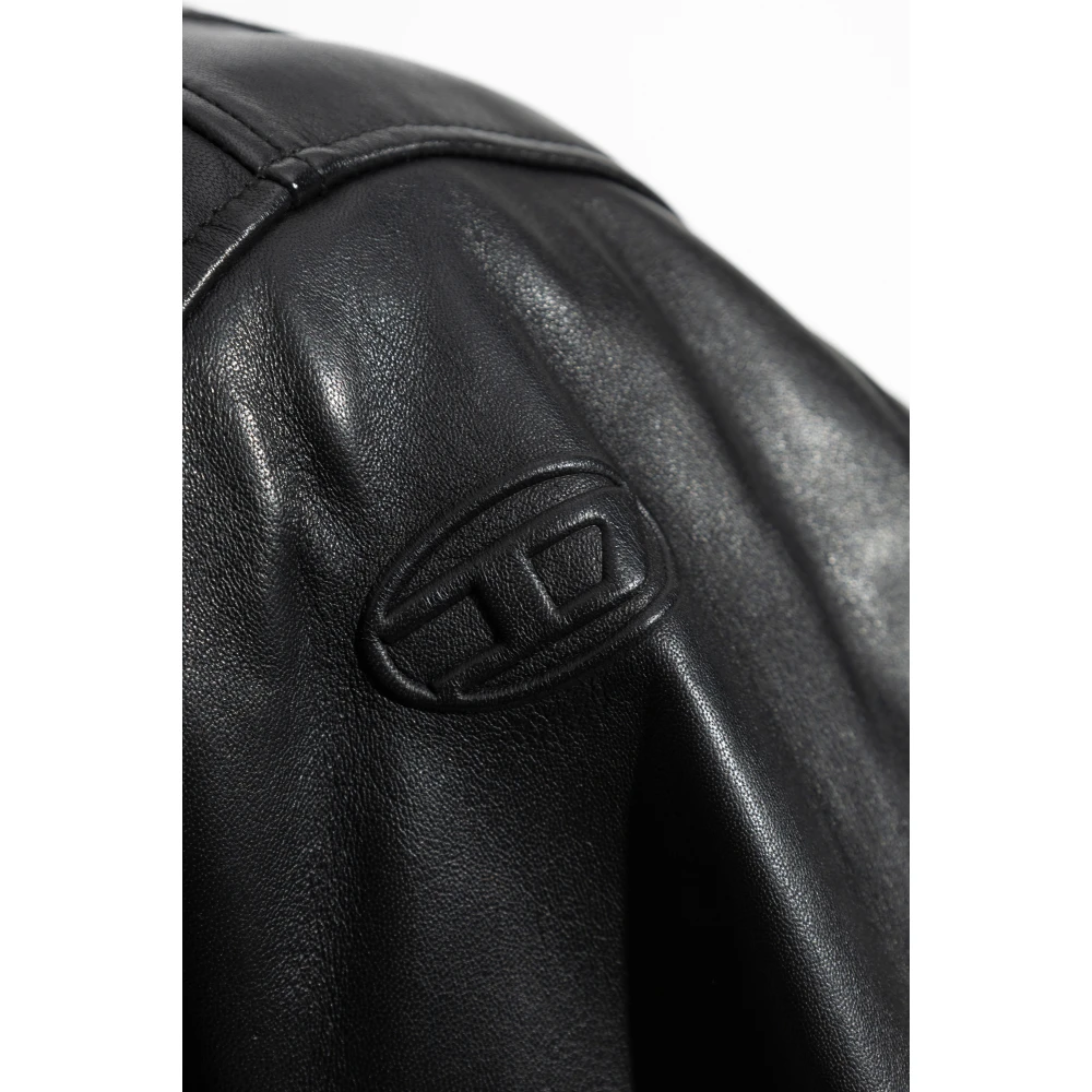 Diesel Leren jas L-Ilan A14564 Black Dames