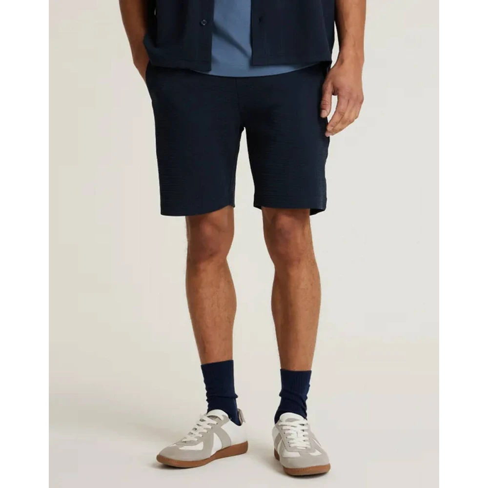 Chasin Steen Structuur Shorts Blue Heren