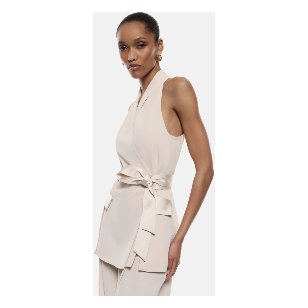 Imperial Stijlvolle Gilet voor Mannen Beige Dames