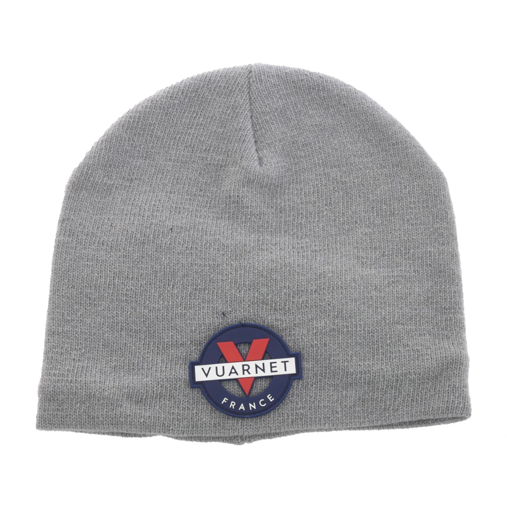 Vuarnet Men's Gray Accessories, One Size, Knit Beanie Hat