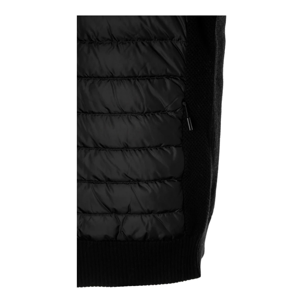 Canada Goose Gebreid Hybride Vest met Opstaande Kraag Black Heren