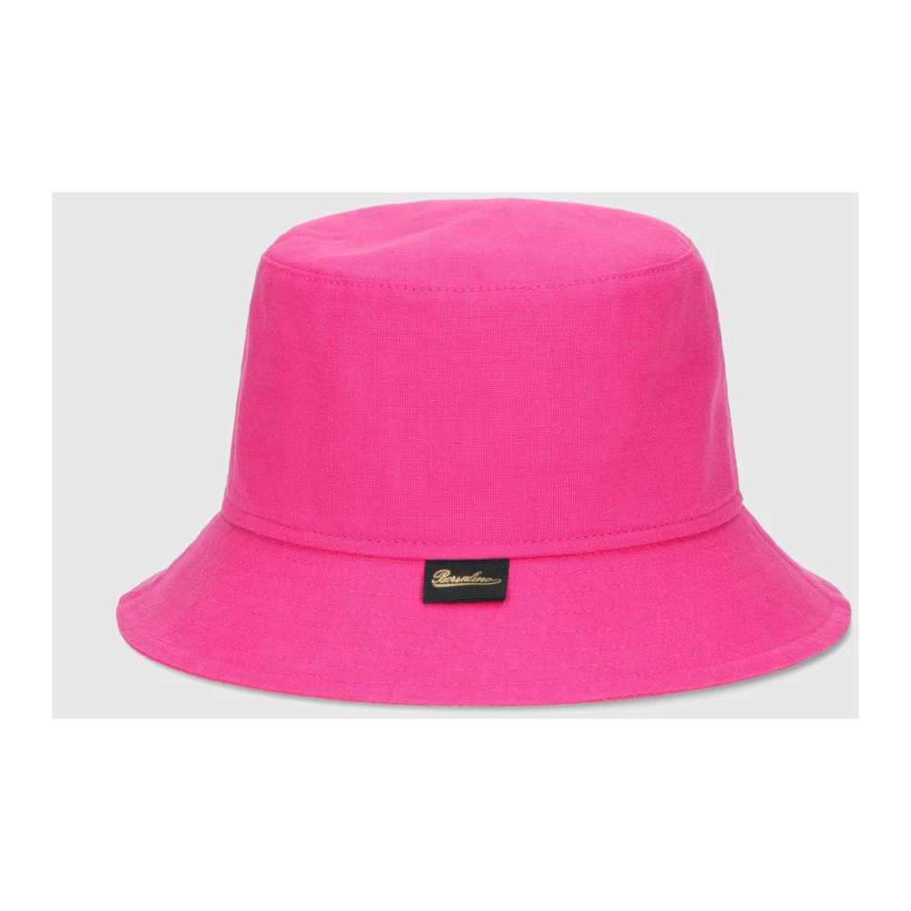 Borsalino Straat Stijl Emmer Hoed Collectie Pink Unisex
