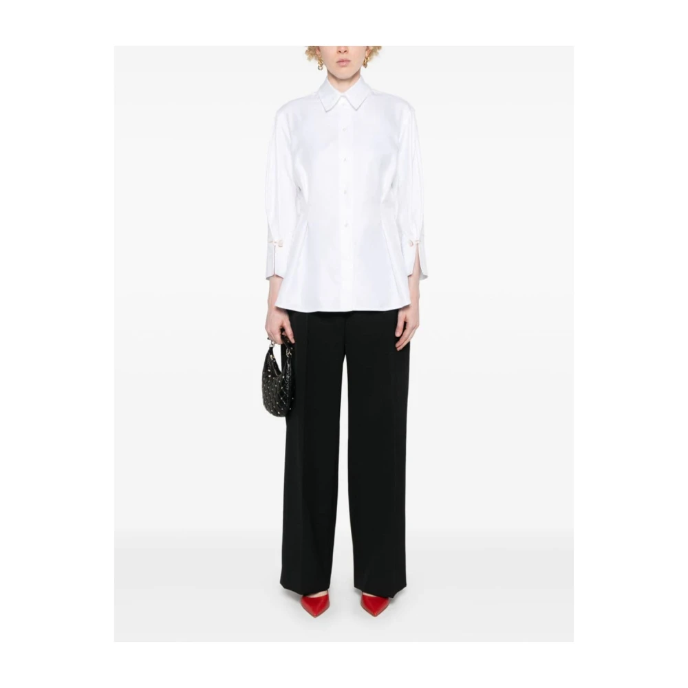 Elisabetta Franchi Witte Shirts voor Vrouwen Aw24 White Dames