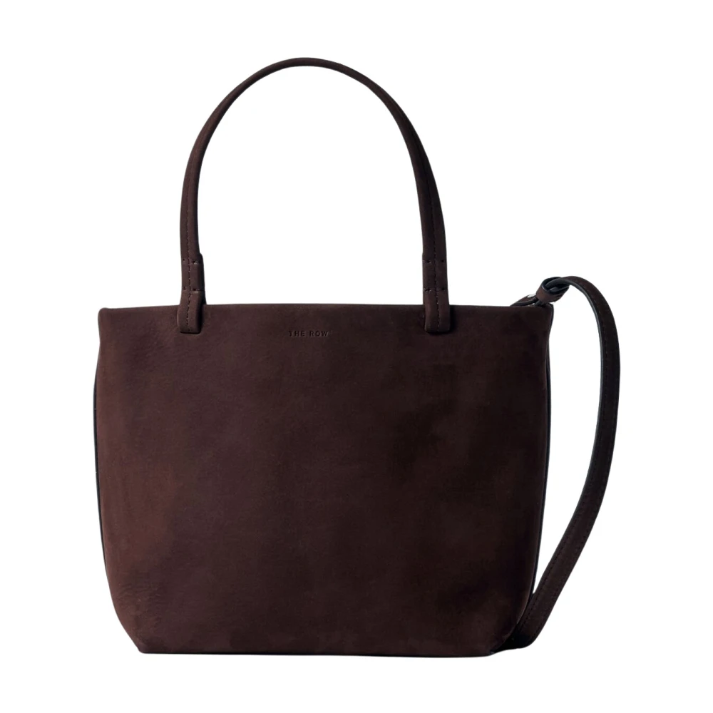 The Row Suède Leren Tote Tas Brown Dames
