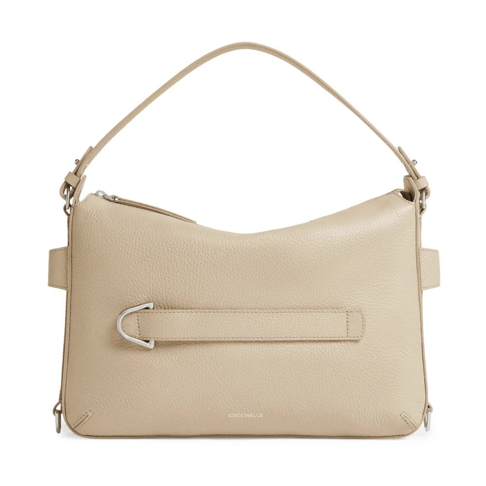 Coccinelle Handbags, Female, One Size, Top-Handle Handbag Beige