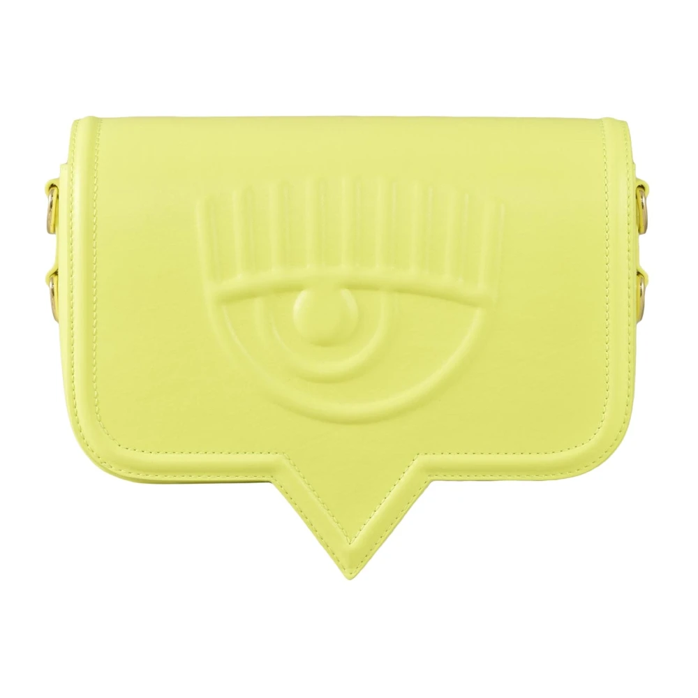 Chiara Ferragni Collection Stijlvolle PU-tas Yellow Dames