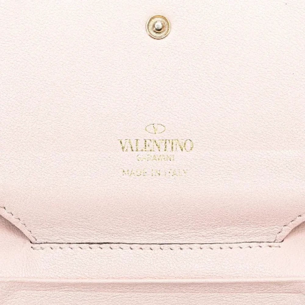 Valentino Vintage Pre-owned Leather wallets Pink Dames