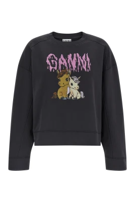 Ganni Sweatshirts Svart S