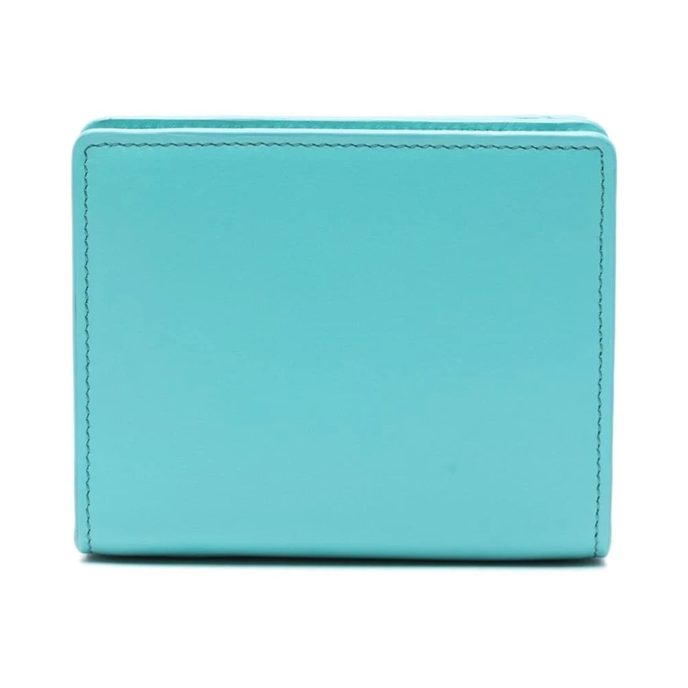 Chloé Blauw Geborduurde Bi-Fold Portemonnee Blue Dames