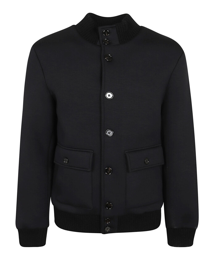 blouson-bomber-noir-en-neoprene