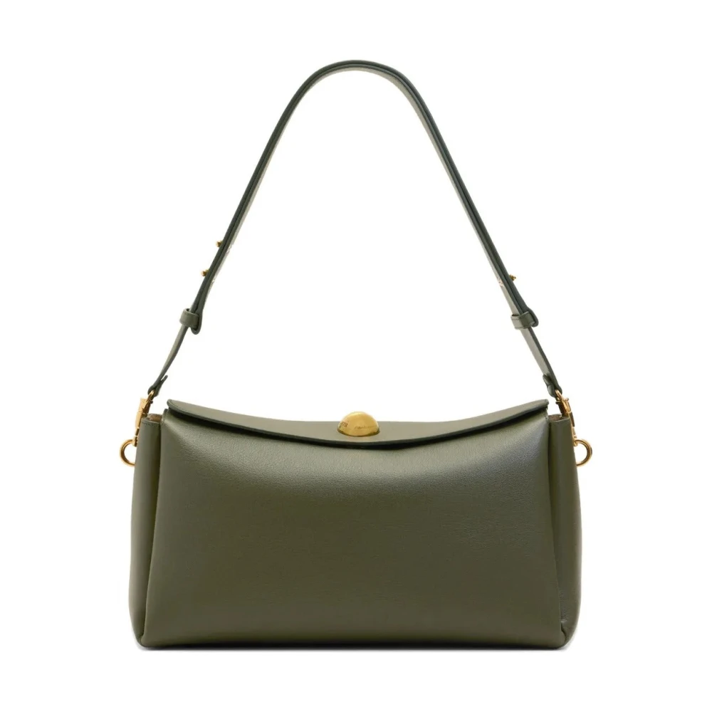 Ami Paris Women's Green Shoulder Bags, One Size, Carrousel Medium Shoulder Bag