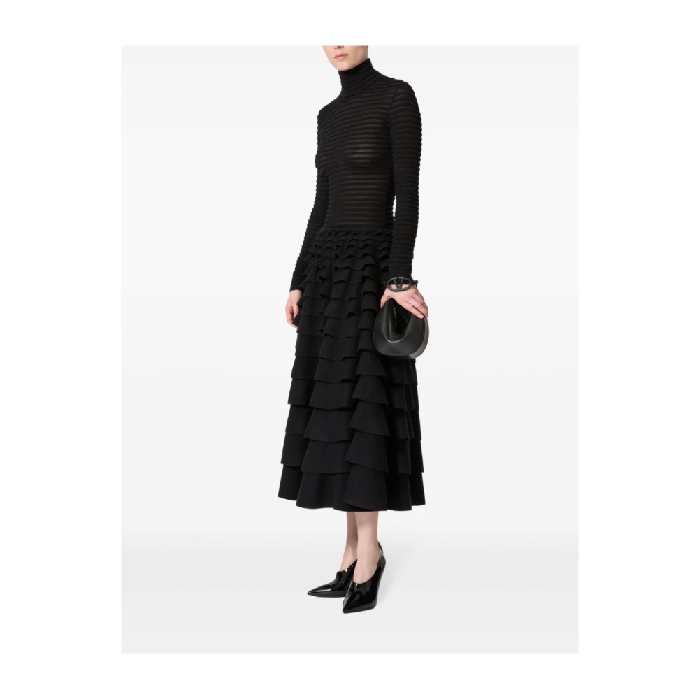 Valentino Garavani Zwarte Sweaters voor Mannen Black Dames