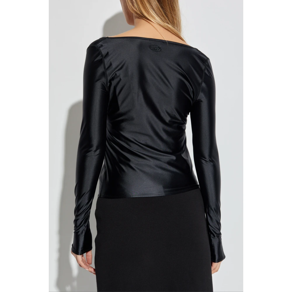 Diesel Top T-Knot Black Dames