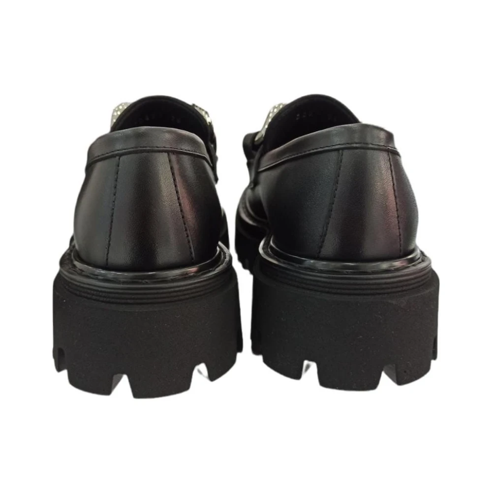 Casadei Mocini Pelle Loafers voor Dames Black Dames