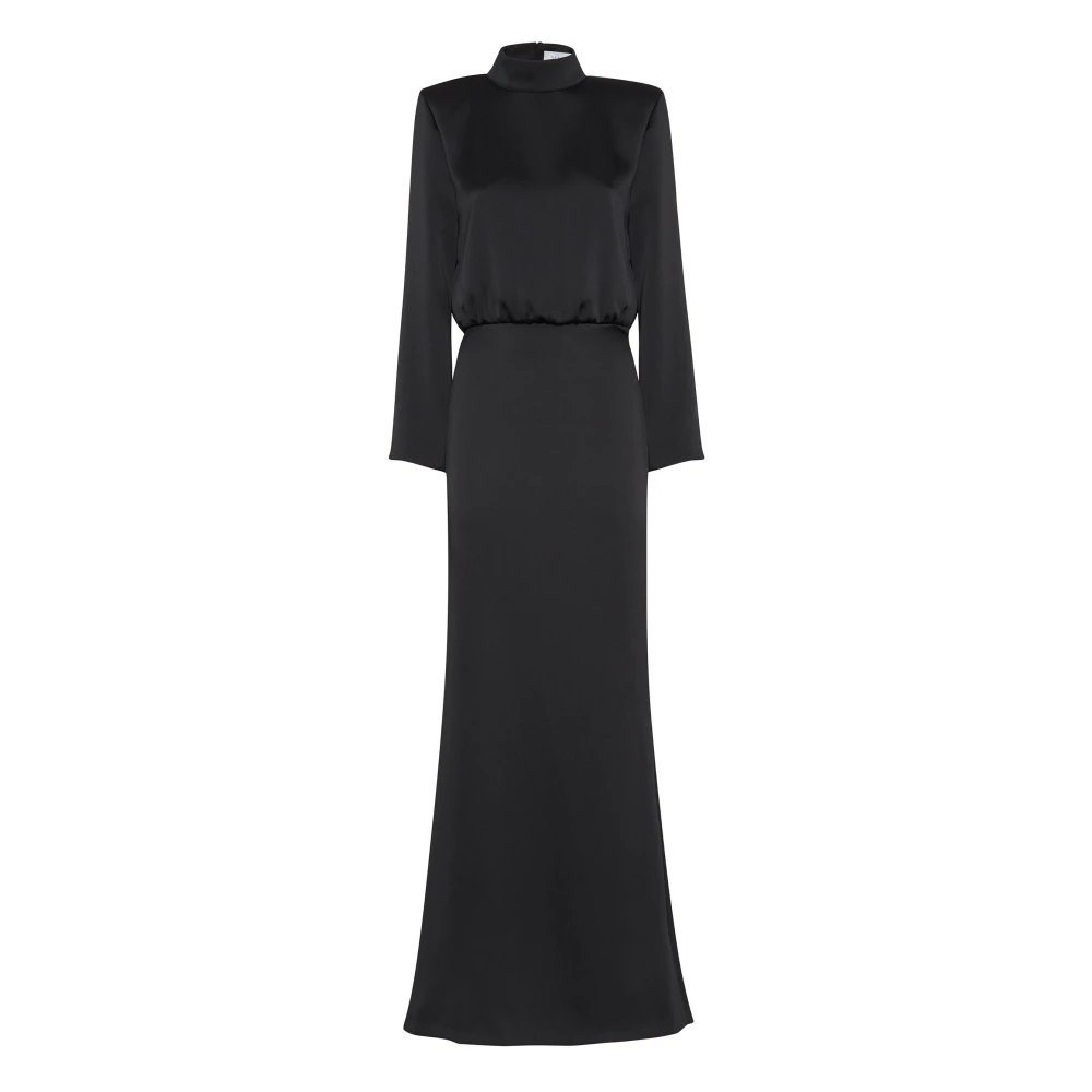 MVP wardrobe Zwarte Lange Jurk Sophie Black Dames